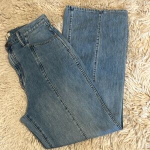 Madewell 11” high rise flare denim